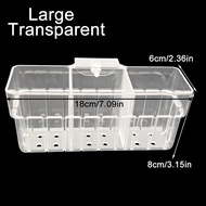 Aquarium Transparent Hydroponic Basket  Wall-Mounted Emergent Plant Stand - Household Cup for Aquati