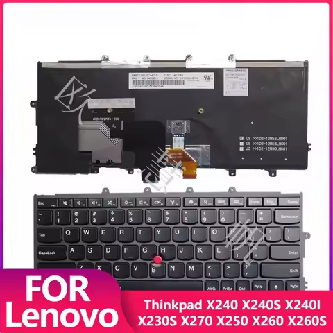 T US/SP/FR/RU Laptop Keyboard for Lenovo Thinkpad X240 X240S X240I X230S X270 X250 X260 X260S A275 X