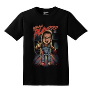 SARA New Adult Men Women Horror Halloween Childs Play Chucky Tshirt