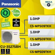 PANASONIC MULTI-SPLIT AIR COND R410a INVERTER [ OUTDOOR 3.0HP ] + [ INDOOR 3 UNIT 1.0 HP ]