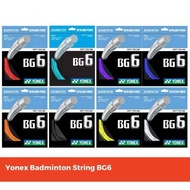 100% ORI YONEX BG6 Raket Badminton String BG5 MATCH SUNRISE Raket Badminton Raket Ketegangan Raket B