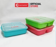 Clio lunch box nara kotak makan sekat 3
