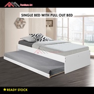 Furniture Art Single Bed Frame/Katil Single/ Single Bed/ Katil Budak/Bed Frame Single/Katil murah /床架 /Katil Bujang 1036