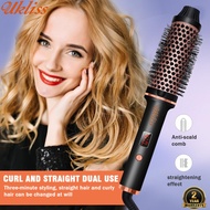 UKLISS Thermal Hair Curler Brush Hair Straightener Comb Curling Iron Hair Salon Style sikat rambu