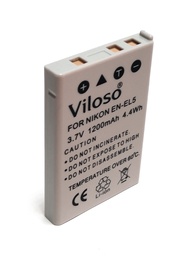 Viloso EN-EL5 Li-ion Battery Rechargeable for Nikon Coolpix 3700 4200 5200 5900 7900 S10 P3 P4 P500 