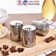 Spice Jar, Stainless Steel Toothpick Holder for Family Restaurant Rotating