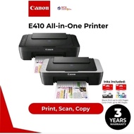 Canon PIXMA E410 AIO Ink Effeccient Printer - Print/Scan/Copy (Black)