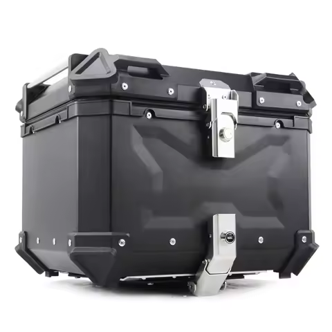Aluminum Motorcycle Box 28L/36L/45L/55L/65L/80L/100L Motorcycle Rear Luggage Case Universal Waterpro