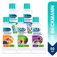Dr Beckmann Stain Devils Remover / Cosmetics Fat Sauces Fruit Drinks Lubricants Oil Pen Ink, 50ml