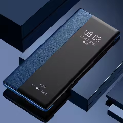 For vivo iQOO 15 Ultra View Windows Leather Tough Case For VIVO iqoo 15 11S 11 9 10 12 Pro Fundas Fu