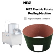 NBZ Potato Peeler Machine Mesin Red Sand Liner Spare Part Kupas bawang Mesin Kentang