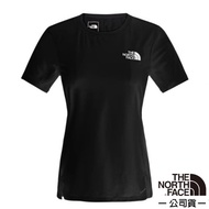 [The North Face The Face] Women Round Neck Short-Sleeved Sweatshirt FLASHDRY Sports Casual Top T-Shi