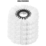 ONLYGOODS 1pc Spin Mop Replacement Head, Microfiber Standard Size Mop Head Replacement, Durable Roun