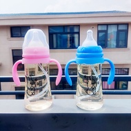 370ml Baby Water Cup Creative Cartoon Kids Sippy Feeding Cup Straws Leakproof Water Bottle Outdoor Portable Children Cup