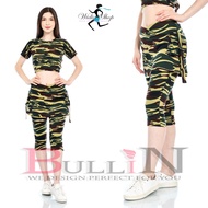 Celana senam rok kantong pendek army / Celana senam wanita