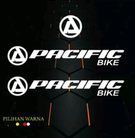 Cutting Stiker Sepeda Pacific Bike Untuk Sepeda MTB