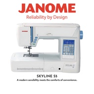 Janome Skyline S5 Sewing & Quilting Machine with  9mm stitch width, 211mm wide sewing space