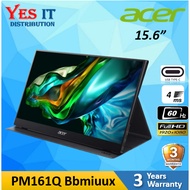 ACER PM161Q Bbmiuux Model: PM161Q B Part: UM.ZP1SM.B01 ( screen Size (15.6") /  60 Hz / 4 ms / FULL 