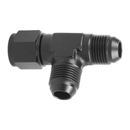 Car Fuel Hose Line 3-Way Tee T-Piece Fitting Adapter AN8 8-AN Male to AN8 8-AN Male&Female Connector