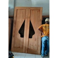 pintu kayu jati pintu kamar pintu minimalis pintu kupu tarung