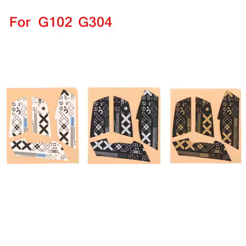 Mouse Grip Tape Skate DIY Sticker Non Slip Suck Sweat For G102 G304 Mouse Self Adhesive Design Sweat