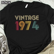 49Th Birthday Gift Men Vintage 1974 Retro Born T-Shirt Retro Style 70s 80s 90s Graphic t-shirt