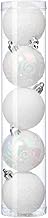 Feeric Lights & Christmas - Christmas Bauble 50 mm x 5 White