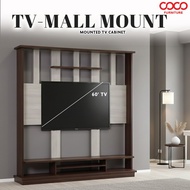 TV Cabinet 6 Feet/Kabinet TV UP TO 65 Inch/TV Cabinet Side Storage/Almari TV Dinding/Hanging Cabinet