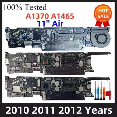 A1370 A1465 2010 2011 2012 Logic Board for Macbook Air 11'' EMC 2471 EMC 2558 EMC 2393 motherboard m