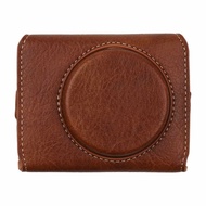 Andoer Vintage PU Leather Camera Case Protective Camera Bag with Strap Replacement for SONY RX100 VI