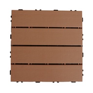 [特價]【AD德瑞森】卡扣式塑木造型防滑板/止滑板/排水板(80片裝)深木紋