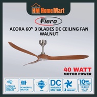 Fiero Acora 3 Blades DC Motor Ceiling Fan 60" (10 Years Warrant)