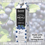 Bonne Premium Wild Bilberry (Blueberry) Juice - 1L