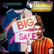 100Plus Limited Edition Lee Chong Wei T-shirt with Yonex Tru-Cool Stretch Technology Petronas Malays