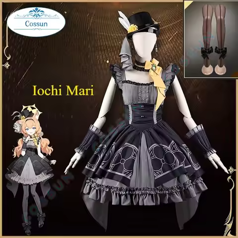 Blue Archive Iochi Mari / Utazumi Sakurako / AOMORI MINE Cosplay Costume Anime Dresses Christmas Hal