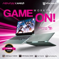 ADVAN Pixwar Touchscreen Gaming Laptop AMD Ryzen 7 8945HS 6800H 16GB/512GB Display Touchscreen