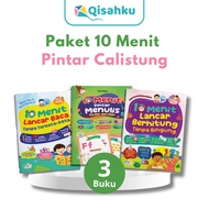 Aqwam 10 Minutes of Reading, Writing, and Arithmetic Learning Book for Children with Pictures for El