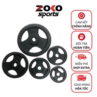 Gym cast iron dumbbells 1kg, 2kg, 3kg, 5kg non-30mm, cheap iron dumbbells Type 1 - ZOKO SPORT