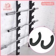 Befairy 2 cái giá lưu trữ tay áo thanh tạ đồ dùng chịu lực cao Thiết bị tập thể dục tiện dụng cho ng