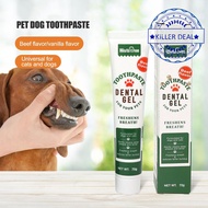70g Pet Dog Toothpaste Dog Oral Cleaning Toothpaste Breath Vanilla Gel Dental Flavored --beef B2k5