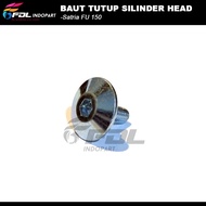 ( 2 PCS ) Baut-Baud Tutup Head Cover Mesin-Cylinder-Silinder Satria FU 150 ( TANPA SEAL / KARET )