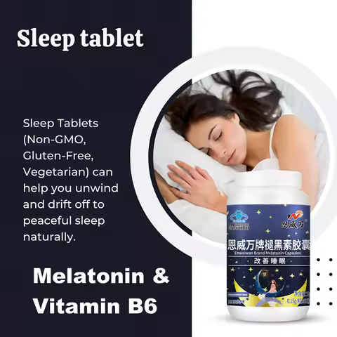 Promote Sleep, natural formula Dietary Supplement, Healthy deep sleep, permanent sleep, natural slee