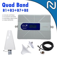 QUAD BAND B1+B3+B7+B8 MOBILE PHONE SIGNAL REPEATER Mobile Network Booster