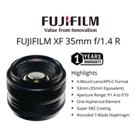 FUJIFILM XF 35MM F/1.4 R LENS (1 YEARS WARRANTY)X-MOUNT LENS APSC FORMAT XF 35MM FUJIFILM 35MM FUJI 