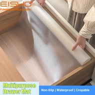 EISHO Drawer Mat Non-Slip Kitchen Drawer Mat Moisture Proof Fridge Mat Pad Drawer Liners Multi-purpose suitable for kitchen wardrobe shoe cabinet