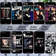 Anime jujutsu kaisen Apple iPhone 6 6S 7 8 SE PLUS X XS Silicone Soft Cover Camera Protection Phone Case
