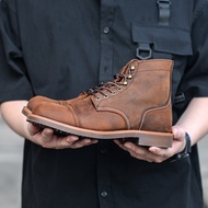 Ami Khaji Retro 8111 Overall Boots American Paratrooper Boots Male Couple Motorcycle Boots Genuine L