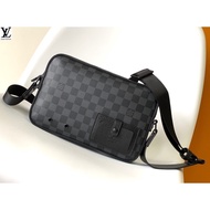 LV Bag N40364 Black Belt Alpha Messenger Exudes Modern Vibe Construction Handbag Shoulder PMNG
