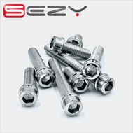 น๊อตสแตนเลส หัวล้าง เบอร์ 8 M5 (เกลียว 5mm) งาน Heng Screw สำหรับรถมอเตอร์ไซค์และงานอื่นๆ