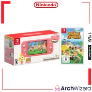 Nintendo Switch Lite Animal Crossing New Horizons Isabelle Aloha Edition (Coral)  🍭 Nintendo Switch Console - ArchWizard